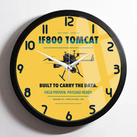 Thumbnail for Inspired Flight IF800 Tomcat design on yellow framed wall clock