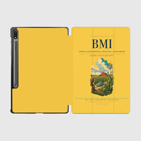 Thumbnail for Central Illinois Regional Airport (BMI) design on yellow samsung tablet tablet case