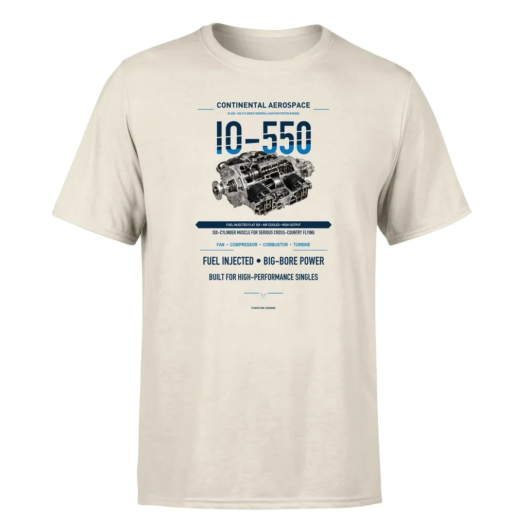 IO-550 design on beige single side