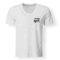 Thumbnail for Boeing 757 & Rolls Royce Engine (RB211) Designed V-Neck T-Shirts - view 19