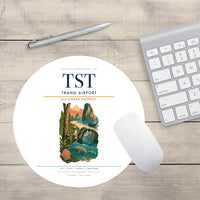 Thumbnail for Trang Airport (TST) design on white round mouse pad