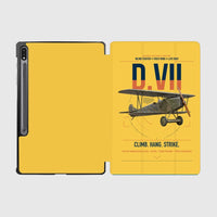 Thumbnail for Fokker D.VII design on yellow samsung tablet tablet case