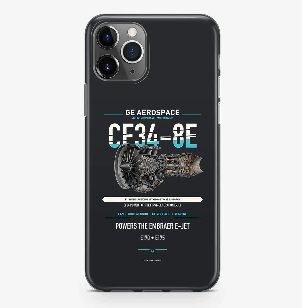 CF34-8E Case ProMax design on black iphone case promax