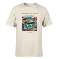 Thumbnail for VINTAGE G4100 - The Round The World - Premium T-Shirt design on beige premium t shirt