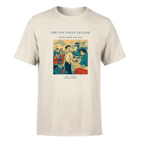 Thumbnail for VINTAGE G4298 - The Youngest License - Premium T-Shirt design on beige premium t shirt