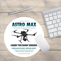 Thumbnail for Freefly Astro Max design on white round mouse pad