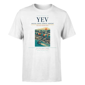 Single-Side Printing — Inuvik (Mike Zubko) Airport (YEV) Double-Side T-Shirt