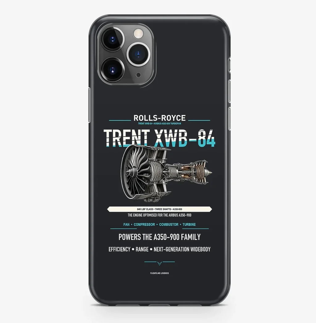 TRENT XWB-84 Case ProMax design on black iphone case promax