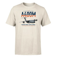 Thumbnail for Airbus A400M Atlas design on beige t-shirt, single-side print