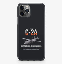 Thumbnail for C-2A Greyhound design on black magsafe iphone case, for iPhone Pro Max