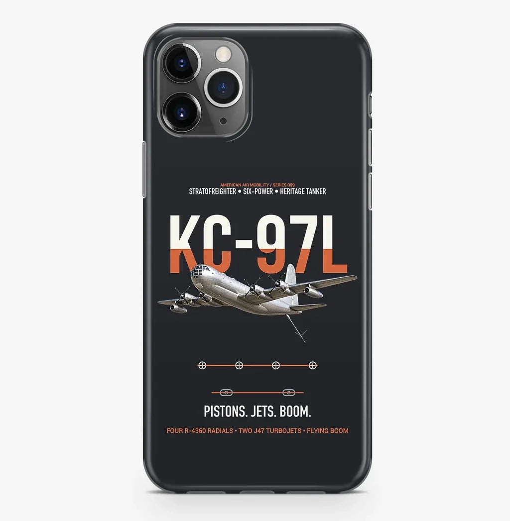 KC-97L STRATOFREIGHTER design on black magsafe iphone case, for iPhone Pro Max