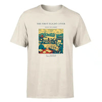 Thumbnail for VINTAGE G4107 - The First Flight Cover - Premium T-Shirt design on beige premium t shirt