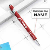 Thumbnail for Flying touch pen - wine red with name
