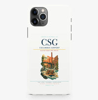Thumbnail for Columbus Airport (CSG) design on white iPhone 16 Pro MagSafe case