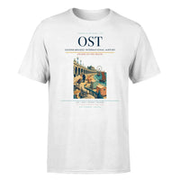Thumbnail for Ostend-Bruges International Airport (OST) T-Shirt single-side front print in White | ostend-bruges-international-airport-ost-double-side-t-shirt