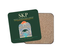 Thumbnail for Skopje International Airport SKP Coaster 1-Piece - Dark Green