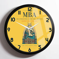 Thumbnail for Moi International Airport (MBA) design on yellow framed wall clock