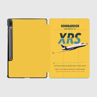 Thumbnail for Bombardier Global Express XRS design on yellow samsung tablet tablet case