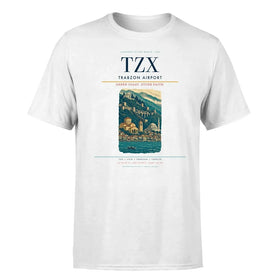 Single-Side Printing — Trabzon Airport (TZX) Double-Side T-Shirt