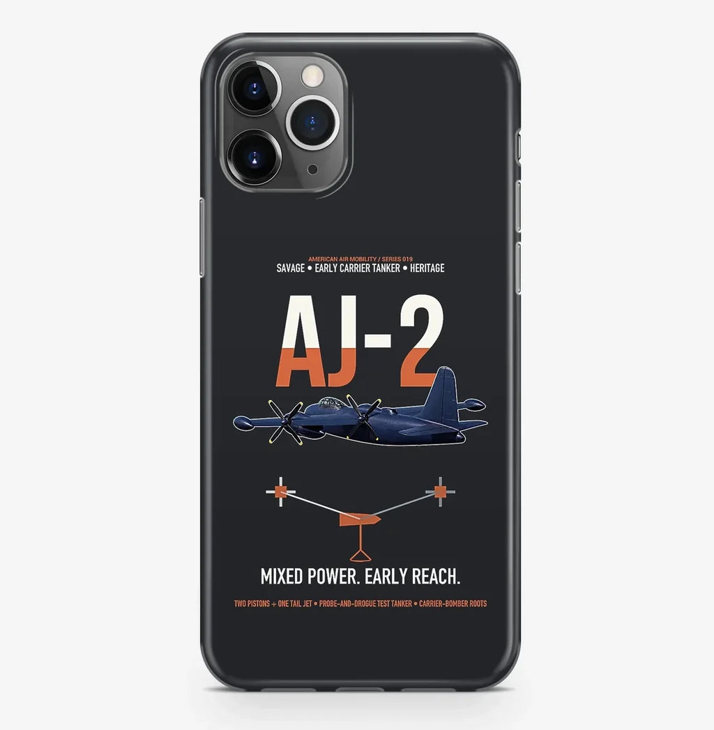 AJ-2 Savage Tanker design on black magsafe iphone case, for iPhone Pro Max