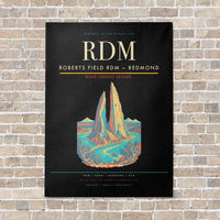 Thumbnail for Roberts Field RDM — Redmond vertical canvas print - no frame - black background