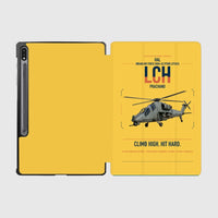 Thumbnail for HAL LCH Prachand design on yellow samsung tablet tablet case