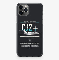 Thumbnail for Cessna Citation CJ2+ design on black magsafe iphone case, for iPhone Pro Max