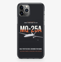 Thumbnail for MQ-25A STINGRAY design on black magsafe iphone case, for iPhone Pro Max