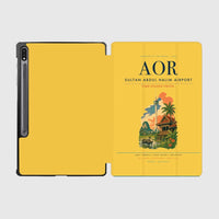 Thumbnail for Sultan Abdul Halim Airport (AOR) design on yellow samsung tablet tablet case