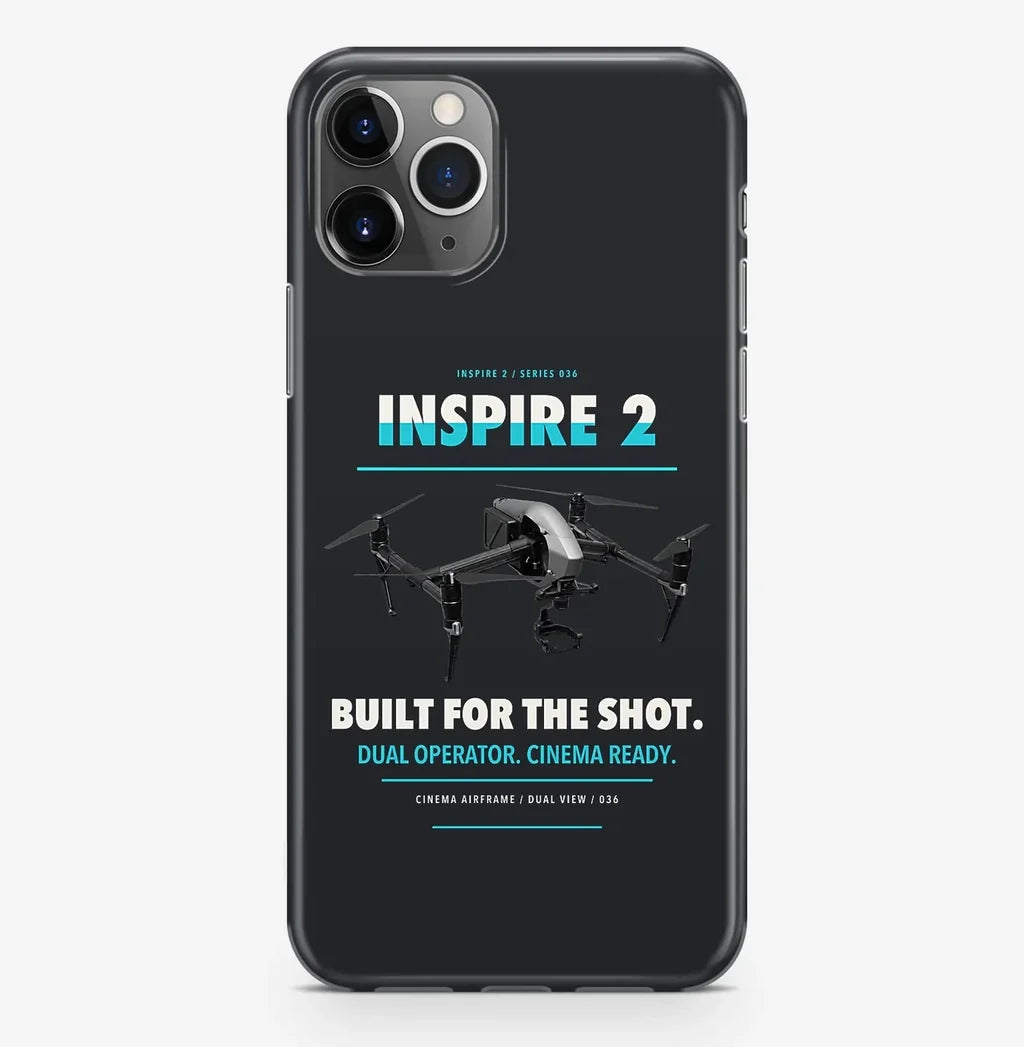 DJI Inspire 2 Case ProMax design on black iphone case promax