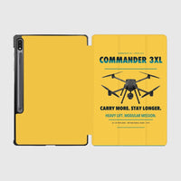 Thumbnail for Draganfly Commander 3XL design on yellow samsung tablet tablet case