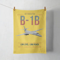 Thumbnail for B-1B Lancer design on yellow towel
