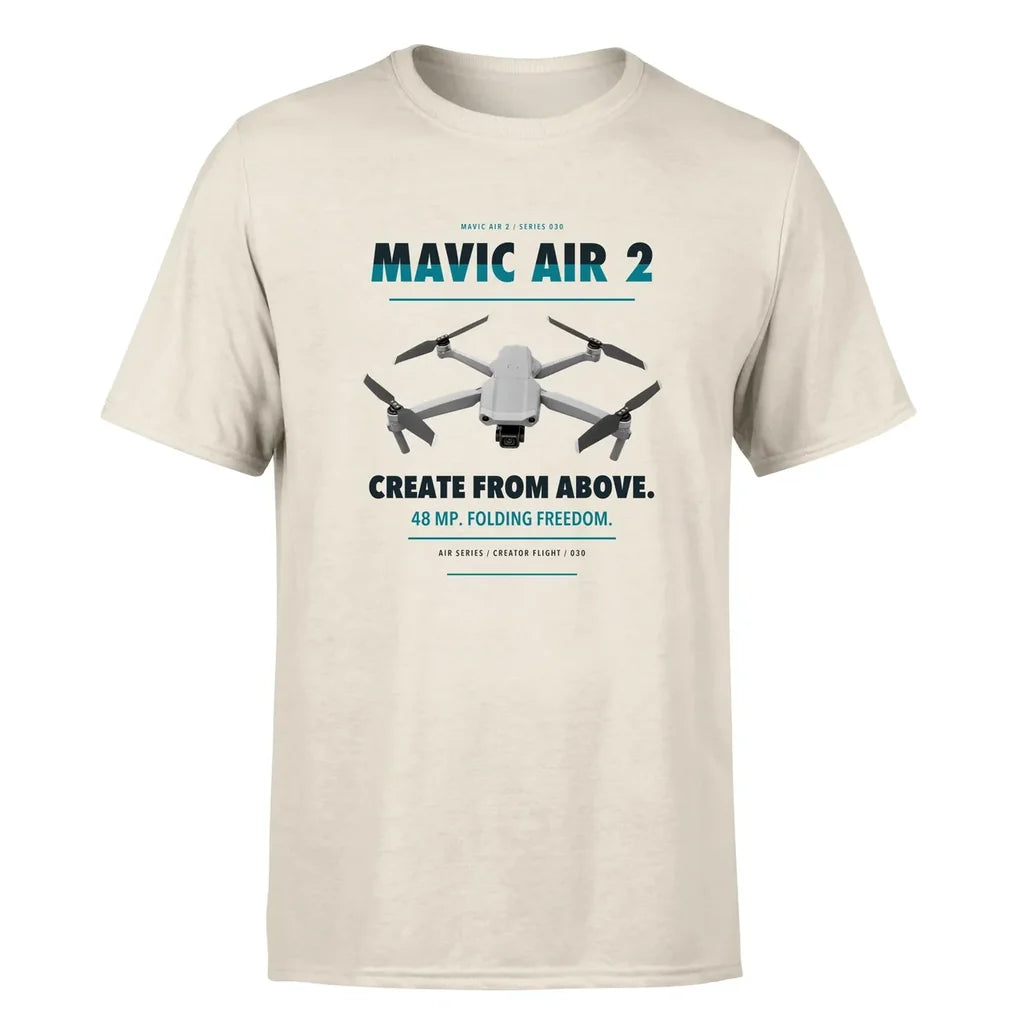 DJI Mavic Air 2 design on beige single side