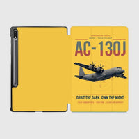 Thumbnail for AC-130J Ghostrider design on yellow samsung tablet tablet case
