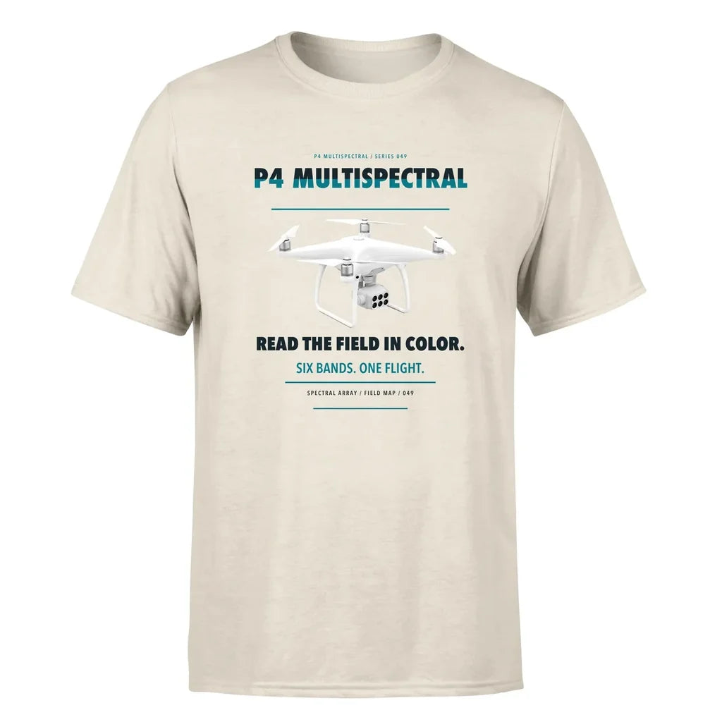 DJI P4 Multispectral design on beige single side