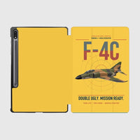Thumbnail for F-4C Phantom II design on yellow samsung tablet tablet case