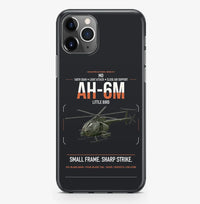 Thumbnail for MD AH-6M Little Bird design on black magsafe iphone case, for iPhone Pro Max
