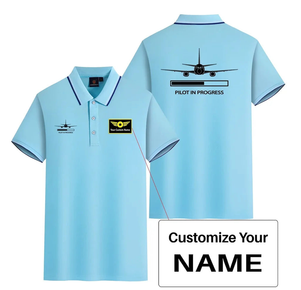Customisable Pilot In Progress Polo Shirt - view 19