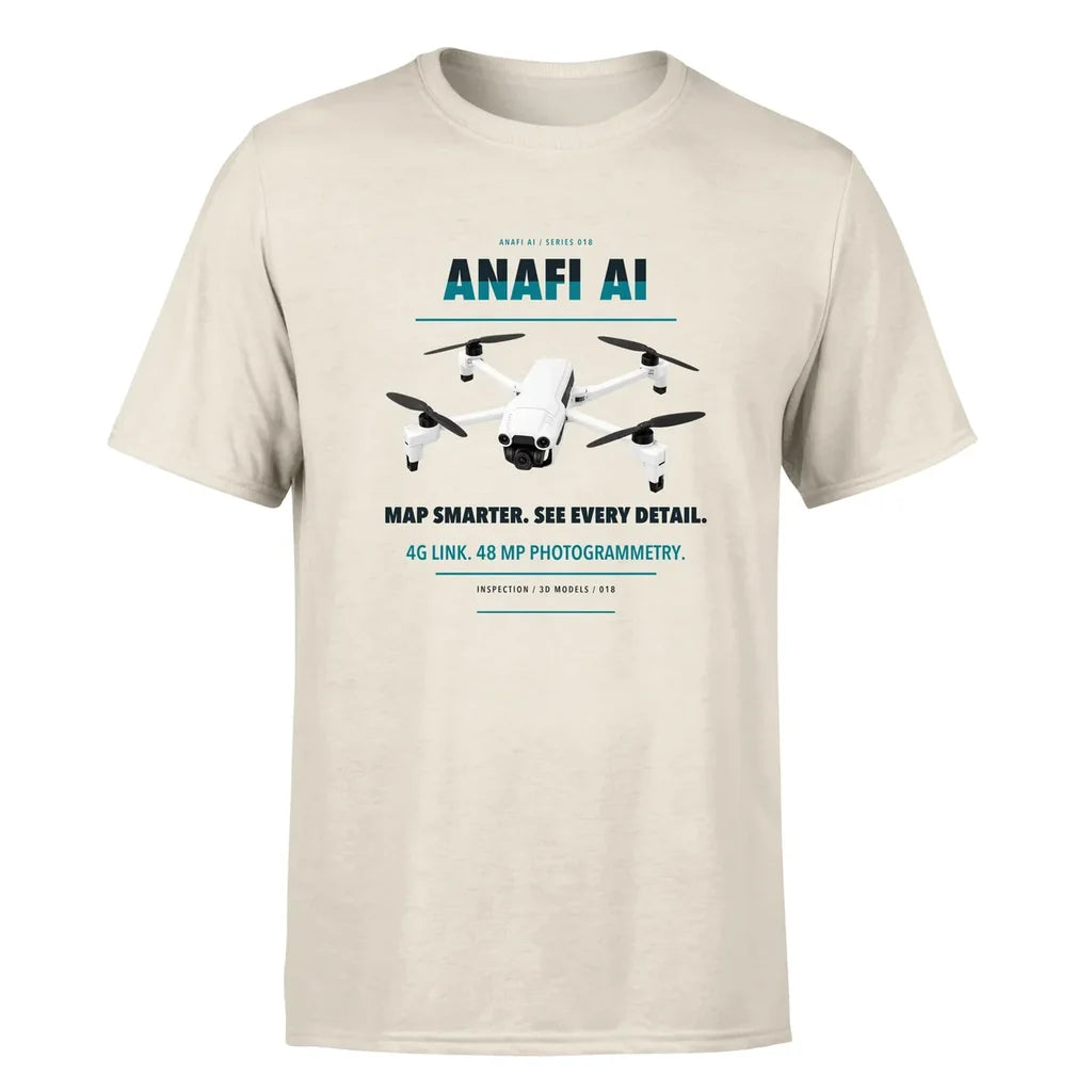 Parrot ANAFI Ai design on beige single side