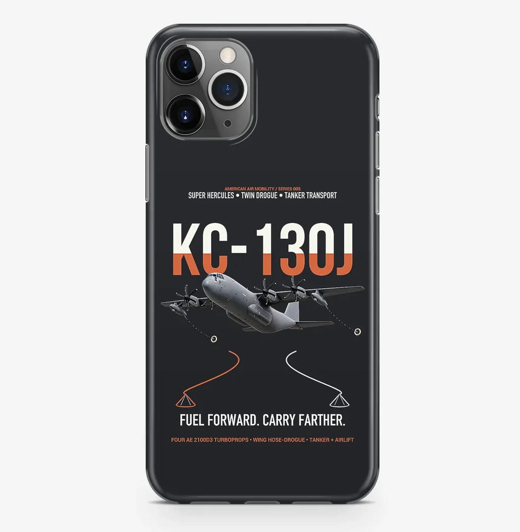 KC-130J SUPER HERCULES design on black magsafe iphone case, for iPhone Pro Max