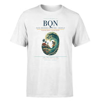 Thumbnail for Rafael Hernández Airport (BQN) T-Shirt single-side front print in White | rafael-hernández-airport-bqn-double-side-t-shirt