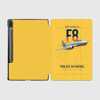 Thumbnail for Gloster Meteor F8 design on yellow samsung tablet tablet case