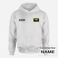 Thumbnail for Customisable Airbus A321 Hoodie - view 19