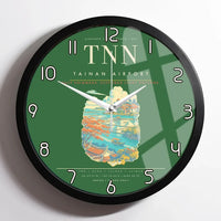 Thumbnail for Tainan Airport TNN Wall-Clock Framed - Green
