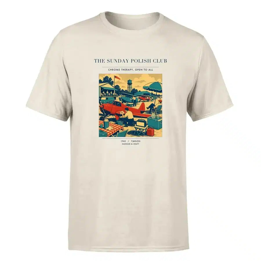 VINTAGE G4436 - The Sunday Polish Club - Premium T-Shirt design on beige premium t shirt