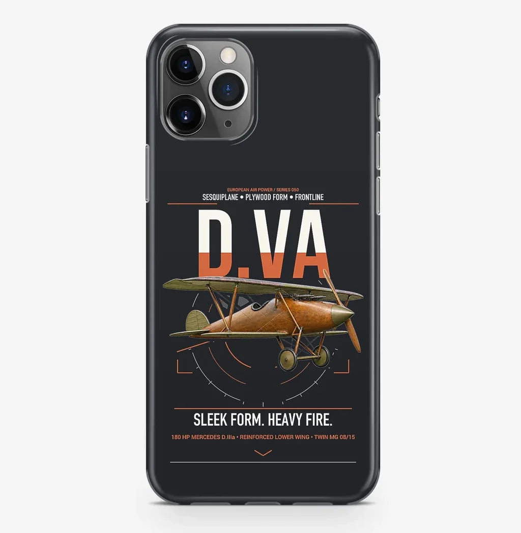 Albatros D.Va design on black magsafe iphone case, for iPhone Pro Max