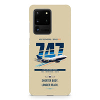 Thumbnail for Boeing 747SP design on samsung case - beige