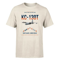 Thumbnail for KC-130T NP2000 design on beige double-side t-shirt, single-side print