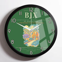 Thumbnail for Aeropuerto Internacional de Guanajuato BJX Wall-Clock Framed - Green