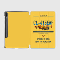 Thumbnail for Canadair CL-415EAF design on yellow samsung tablet tablet case